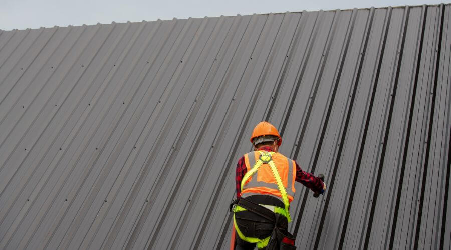 Professional metal roof installation services in Fackler, AL